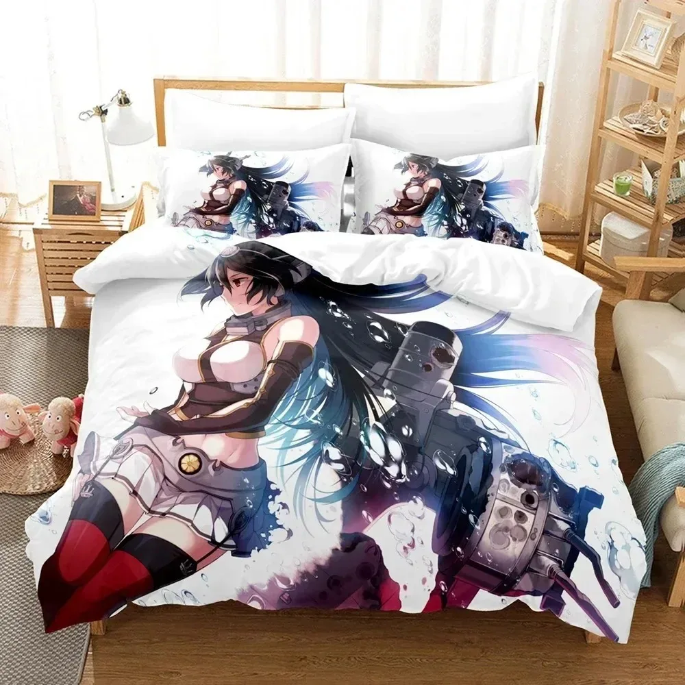 

3D Anime - Kantai Collection Bedding Set Single Twin Full Queen King Size Bed Set Adult Kid Bedroom Duvet cover bed sheet set