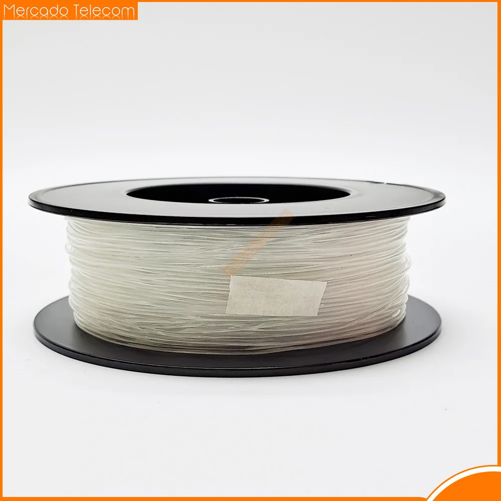 Self-adhesive Fiber Optic Cable G657A2 1.2mm Diameter PVC Invisible Fiber Optical Drop Cable Transparent Patch Cord Indoor