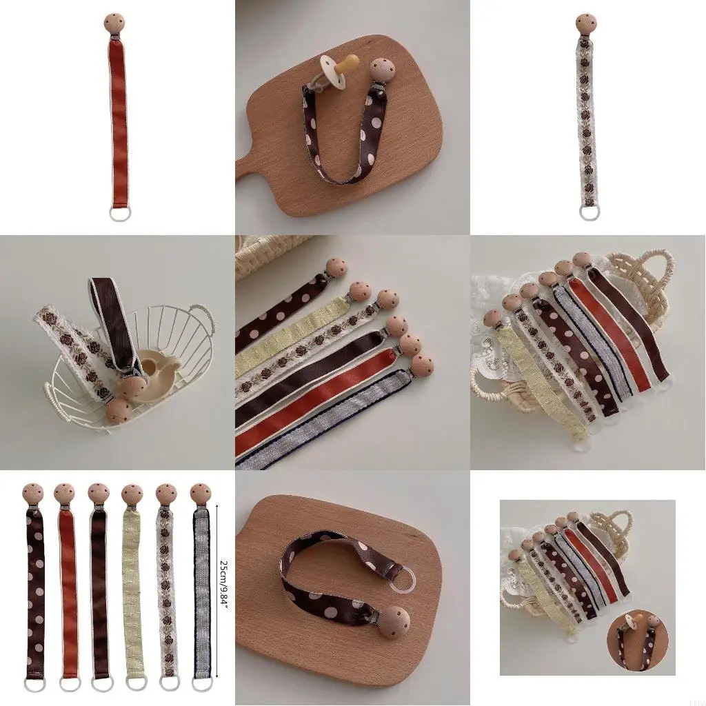 

Baby Newborn Pacifier Clip Chain Dummy Nipple Soother Holder Webbing Leash Strap L8RB