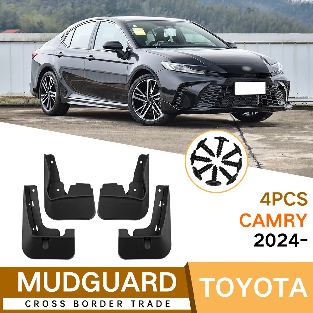 

For Toyota Camry LE 2024 black car mudguard Reduce dust Resist tire dirt car accessories tools