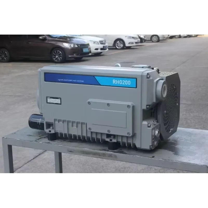 4KW Oil-Lubricated Electric Rotary Vane Vacuum Pump for Medical Systems High Performance 200m/h Capacity 0.1mbar Ultimate