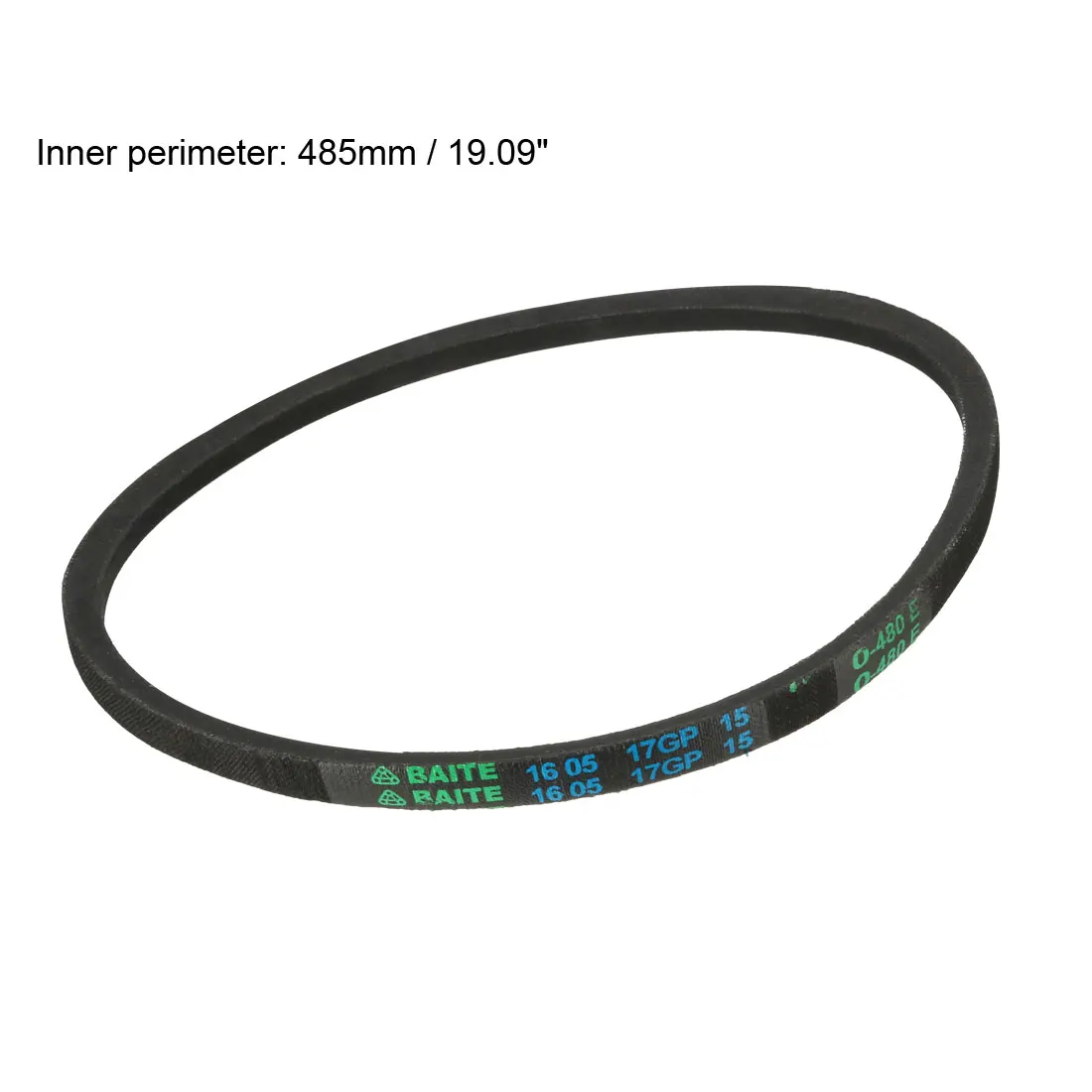 1Pcs O-450/O-480/M-25 10x6mm Rubber Washing Machine Drive V Belt Transmission Belt Replacement Inner Perimeter 458mm 485mm 603mm