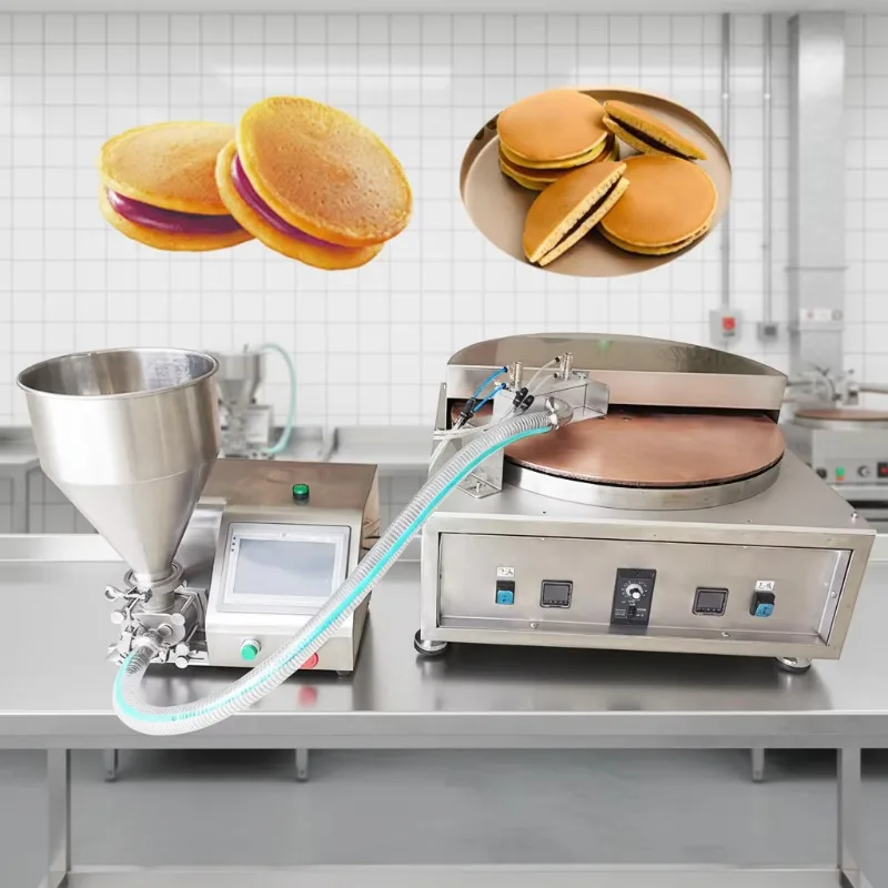 Customized Fully Automatic 220V Japanese Dorayaki Pancake Machine 304 Stainless Steel High Capacity