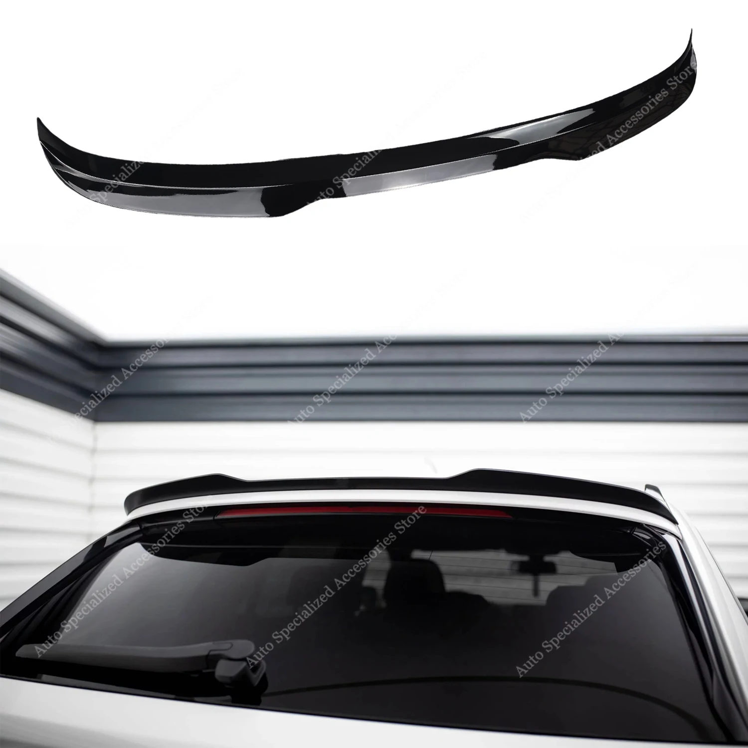 

Gloss Black Maxton Style ABS Rear Spoiler Caps For BMW G31 520d 530i 530d 540i M550i M550d Touring 2017-2023 Rear Tail Wing