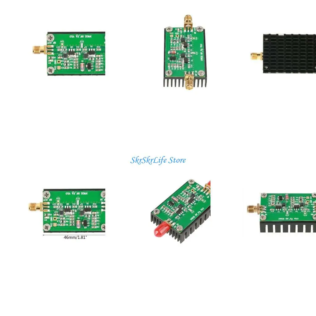 

E65E 2MHz-700MHZ DC15V 3W RF Power Amplifier Broadband Practical Amplification Device