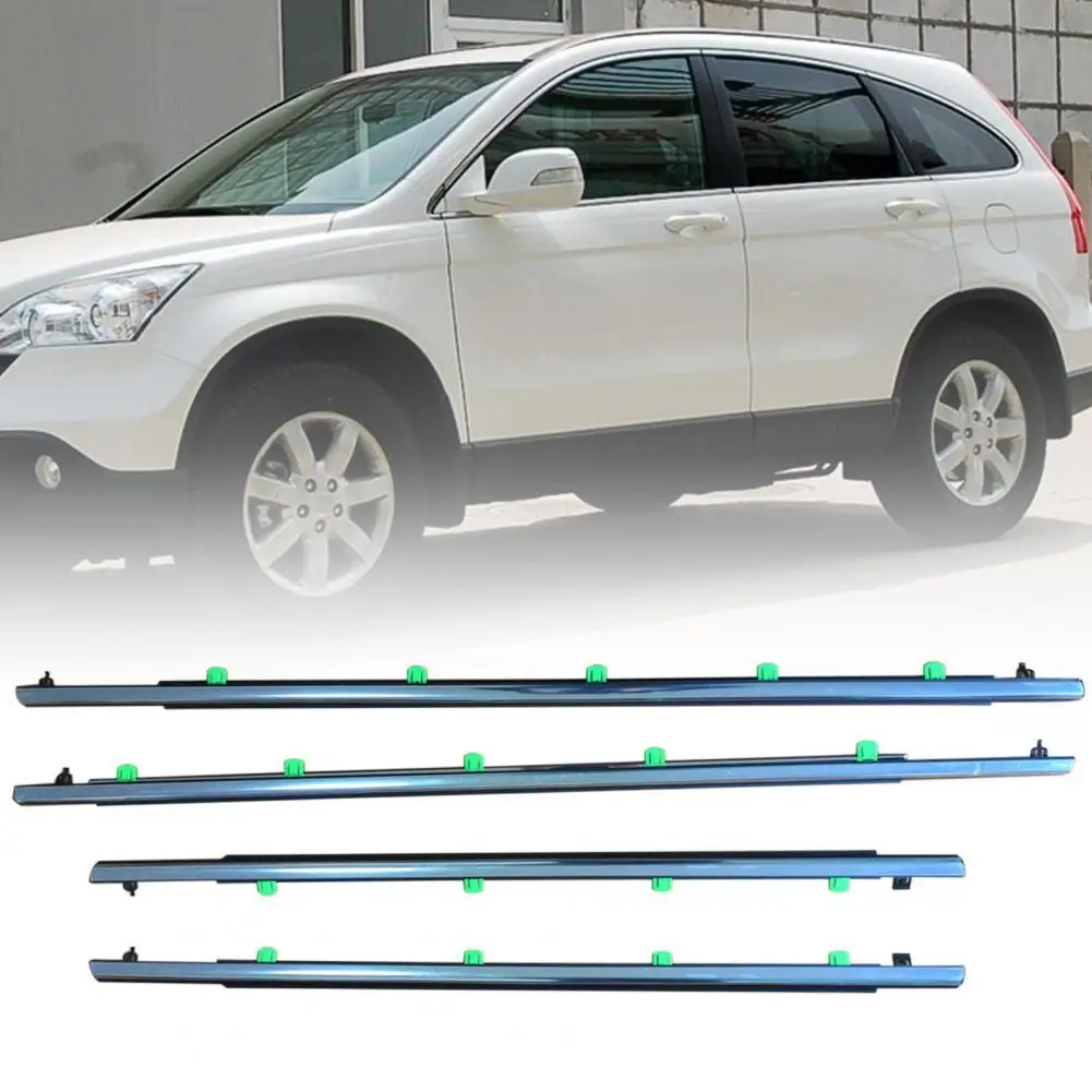 

Excellent Weatherstrip Practical Exterior Moulding Trim Flexible Outer Window Glass Weatherstrip for Honda CRV 07-11 12-16