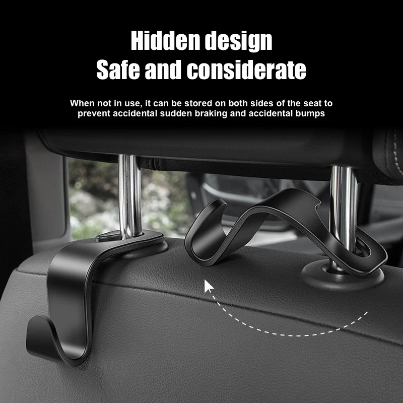 Car Headrest Hooks Multi-functional Seat Hooks Car Storage Equipment Car Interior Accessories