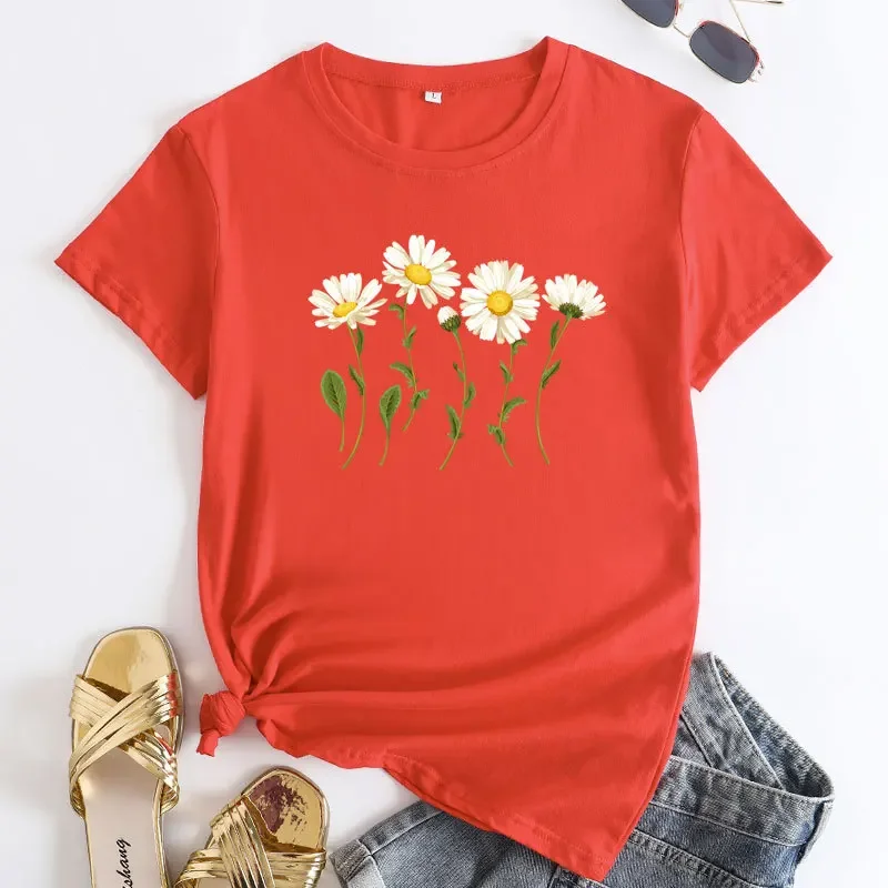 Women's T-shirt Oversized Short Sleeve Tees Woman Fashion Summer Tshirt Clothing 2024 Women Graphic T Shirt Female Tops