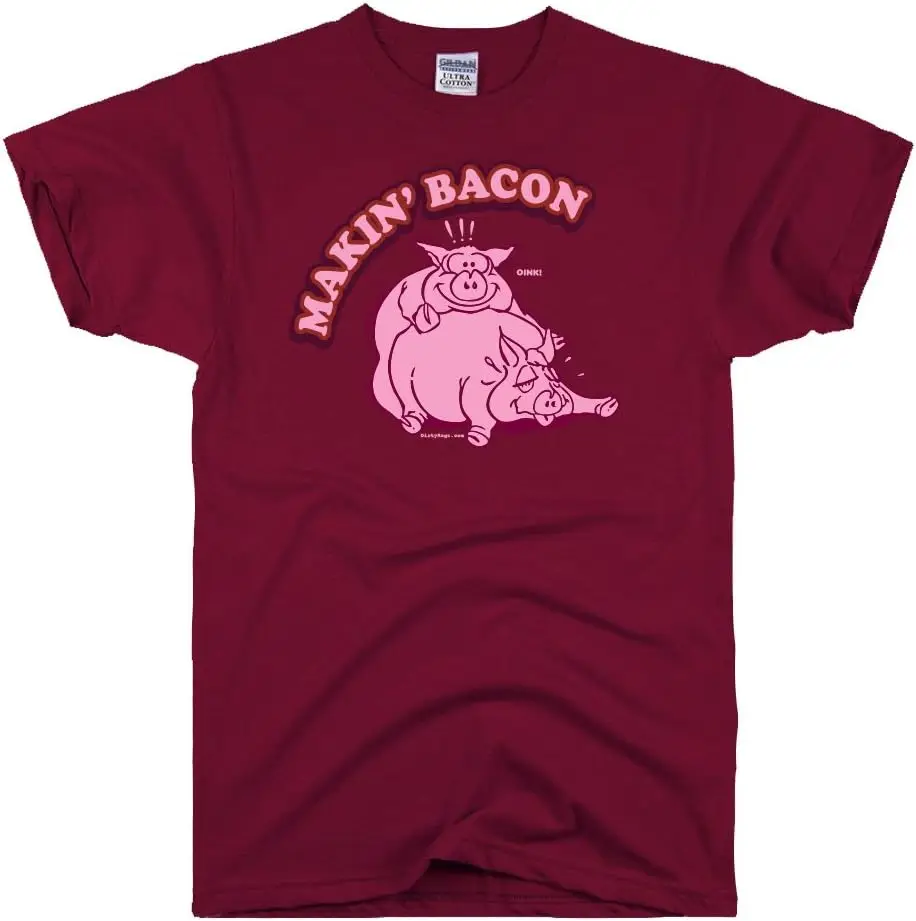 Men's Makin Making Bacon Pig T Shirt