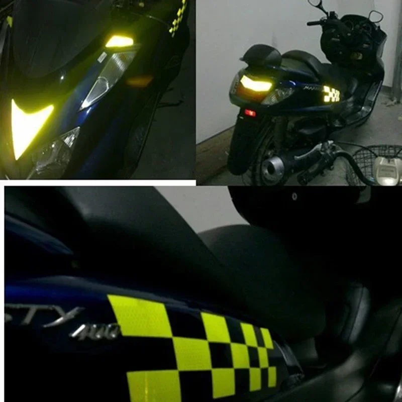 

Reflective Safety Warning Strip Tape Highly Visible Car Truck RV Motorcycle Bike Self Adhesive Easy to Cut and Install Anywhere