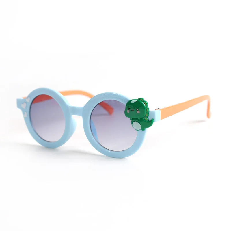 

Children Round Sunglasses Girls Cute Dinosaur Decoration Sun Glasses Baby Boys Bunny Heart-shaped Eyeglasses Kids Trends Eyewear