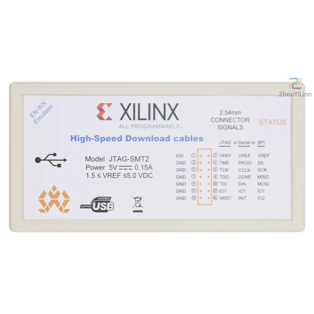 For JTAG HS3 Digilent High Speed USB JTAG Programming Cable Xilinx FPGA Zynq SoC Debug Downloader 30Mbps