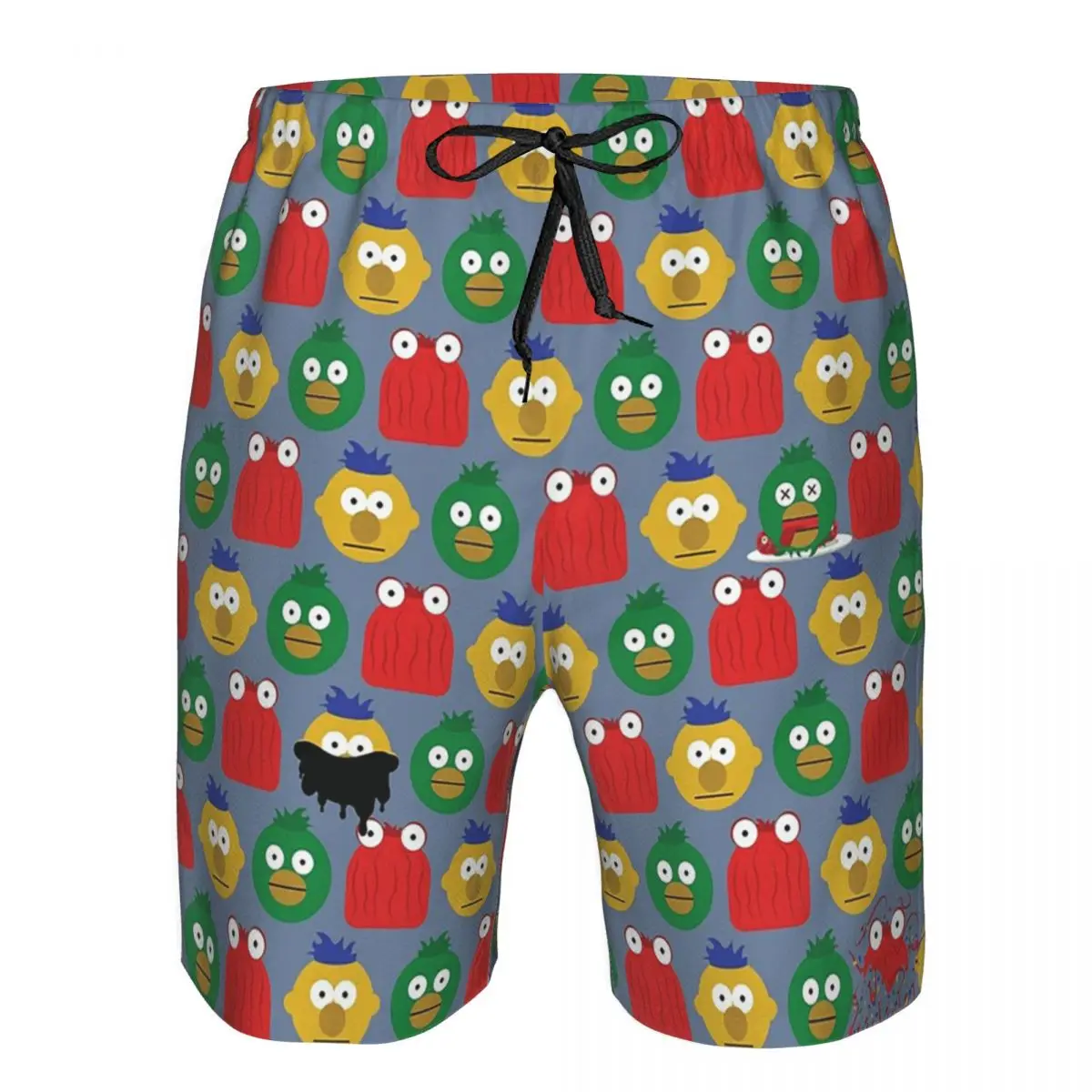 

DHMIS Character Pattern Trunks Beach Board Shorts Casual Quick Dry Swim Summer Men Pants