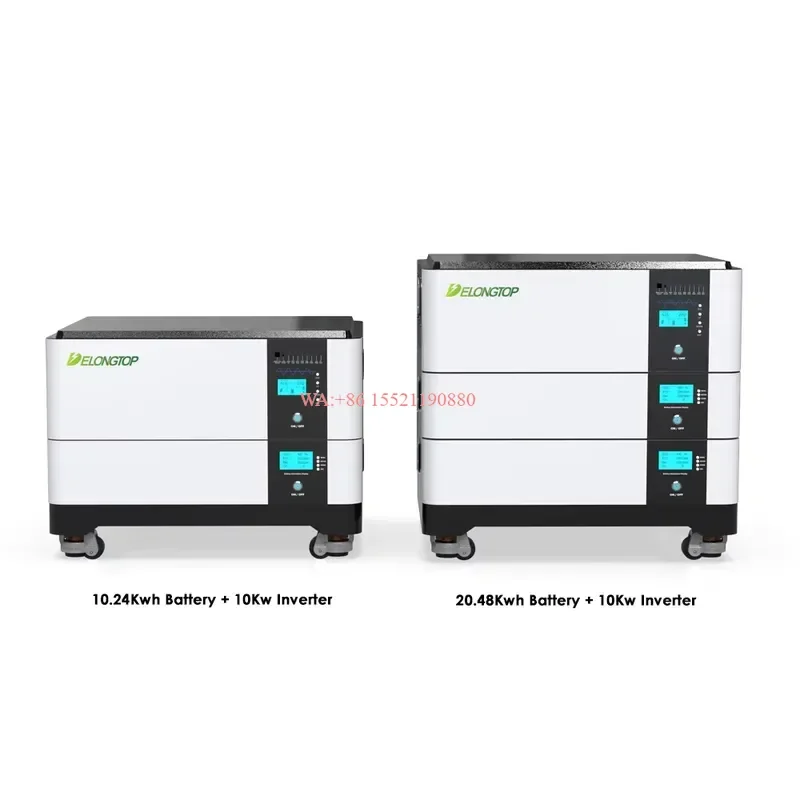 WMWMNU All-in-One 10kW Hybrid Grid Solar Power System with Energy Storage Battery and 10kW Inverter for Home Use Ground Mount