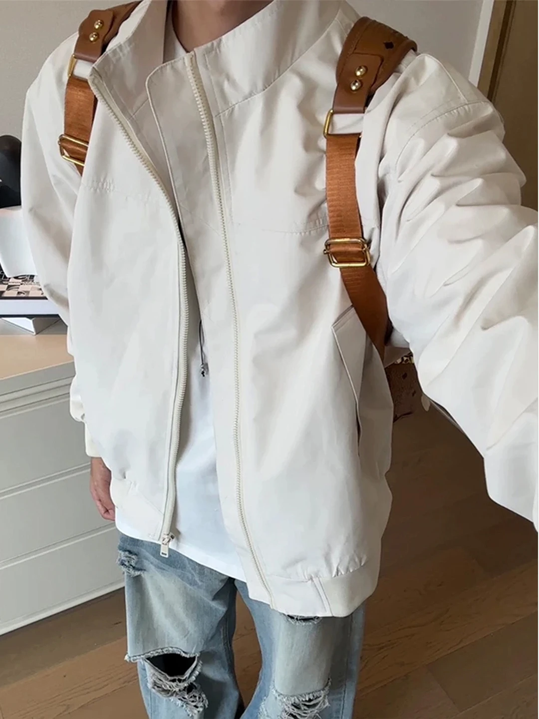 

Мужская осенняя водонепроницаемая ветрозащитная куртка-софтшелл American Sport Flight Jacket с воротником-стойкой для работы и путешествий, молодежная модная модель