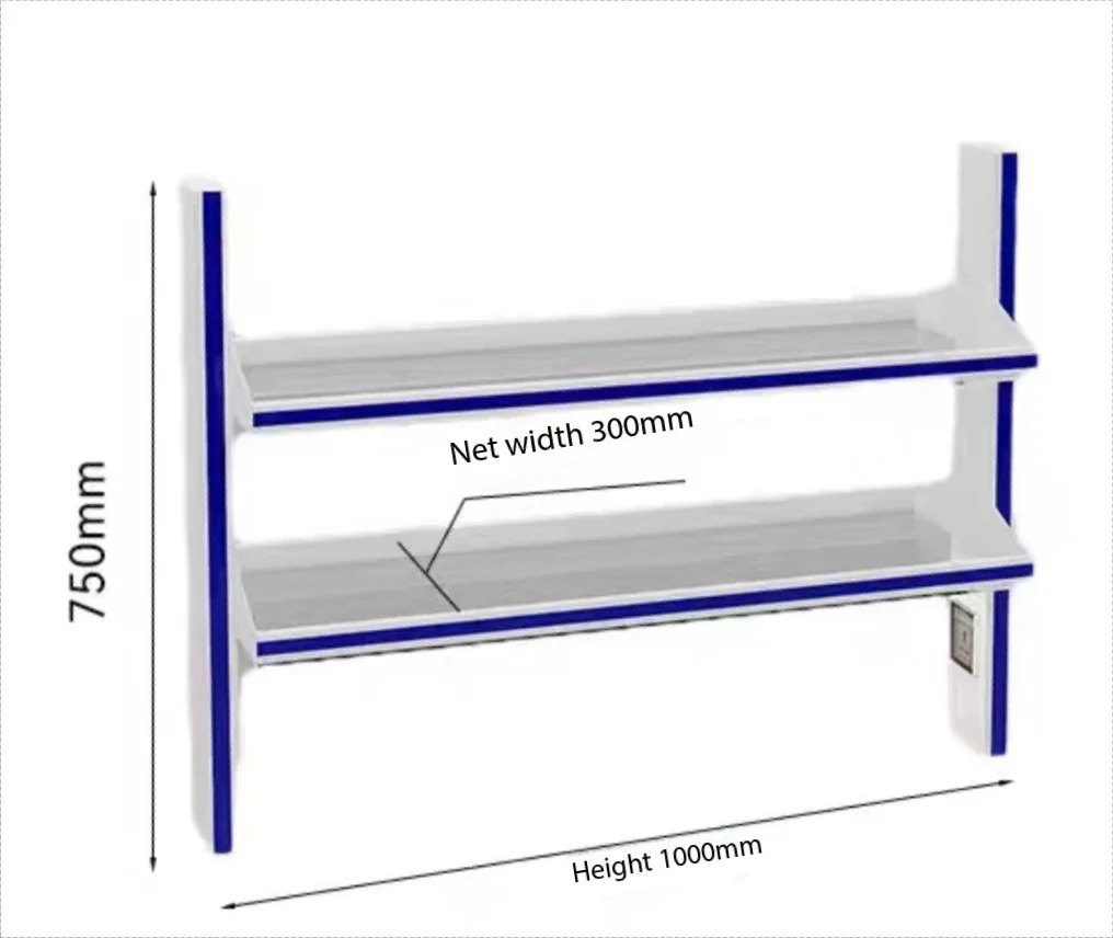 LAB Modern Steel Glass Reagent Rack Aluminum Alloy Benchtop Rack for School & Hospital Use Corrosion Resistant