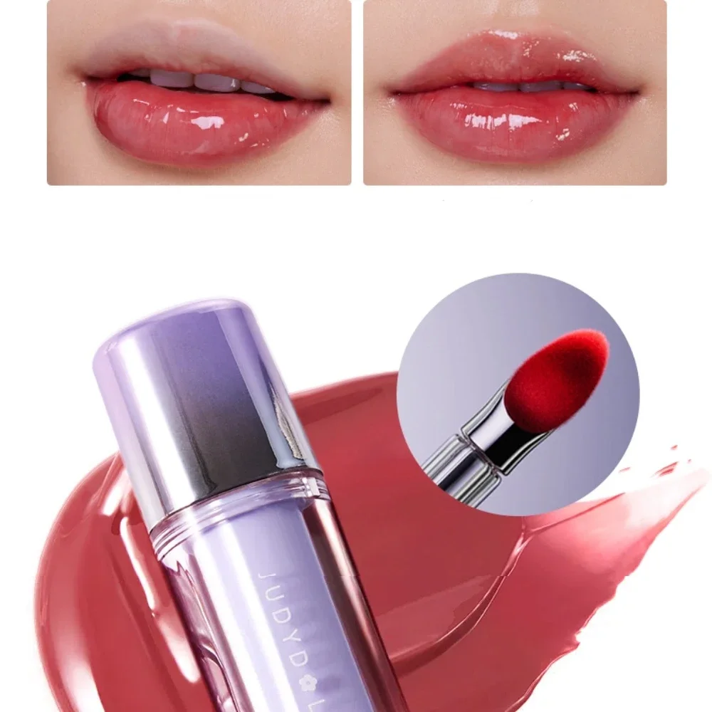 ジュディドール リップスティック ウォーターミラー リップグレイズ クリスタルレッド ジェリー 透明 保湿 長持ち リップグロス クリア ビューティーメイク