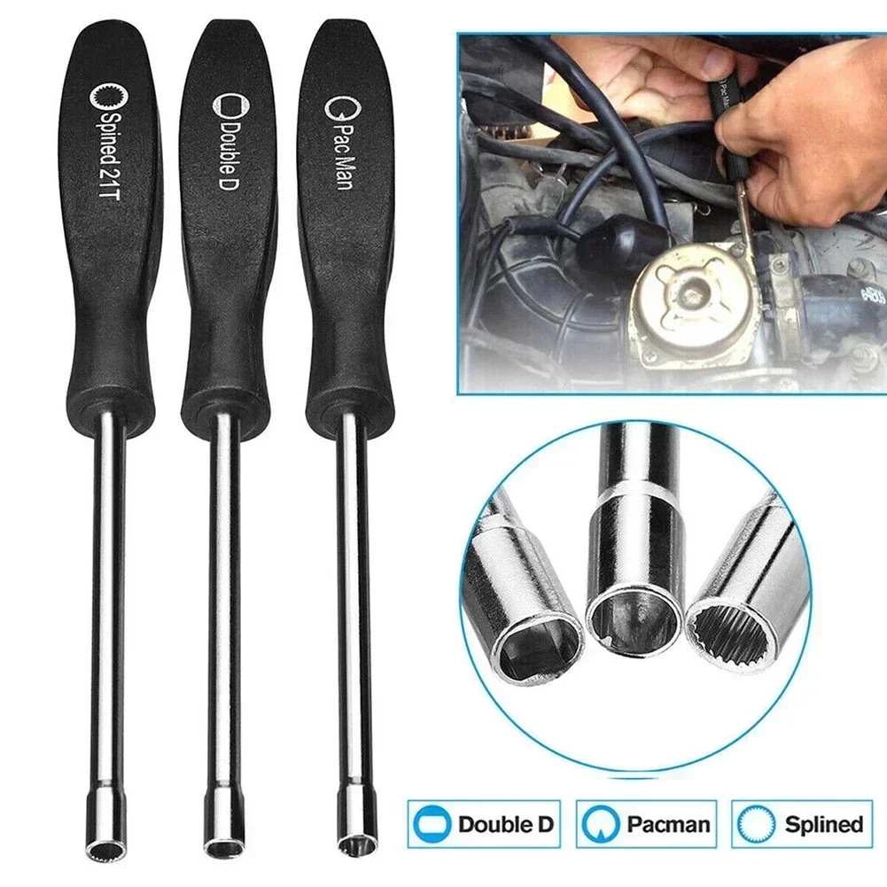 

3Pcs Carburetor Screwdriver Carb Adjustment Chainsaw Tool Double D Hexagon For Poulan For Husqvarna accesorios para moto