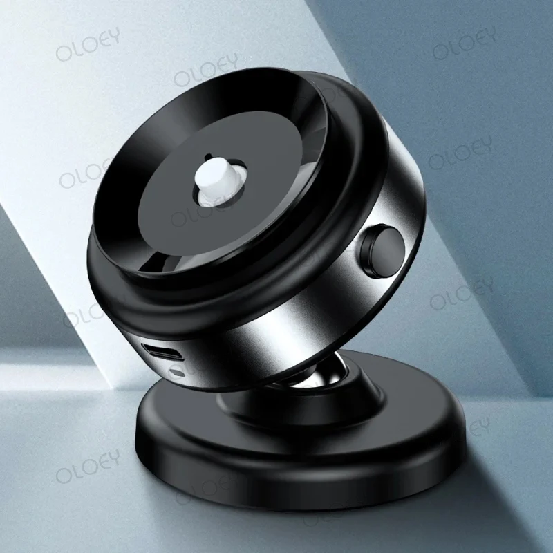 360°rotatable vacum car holder For iPhone Samsung Xiaomi magnetic car mount vacuum phone holder