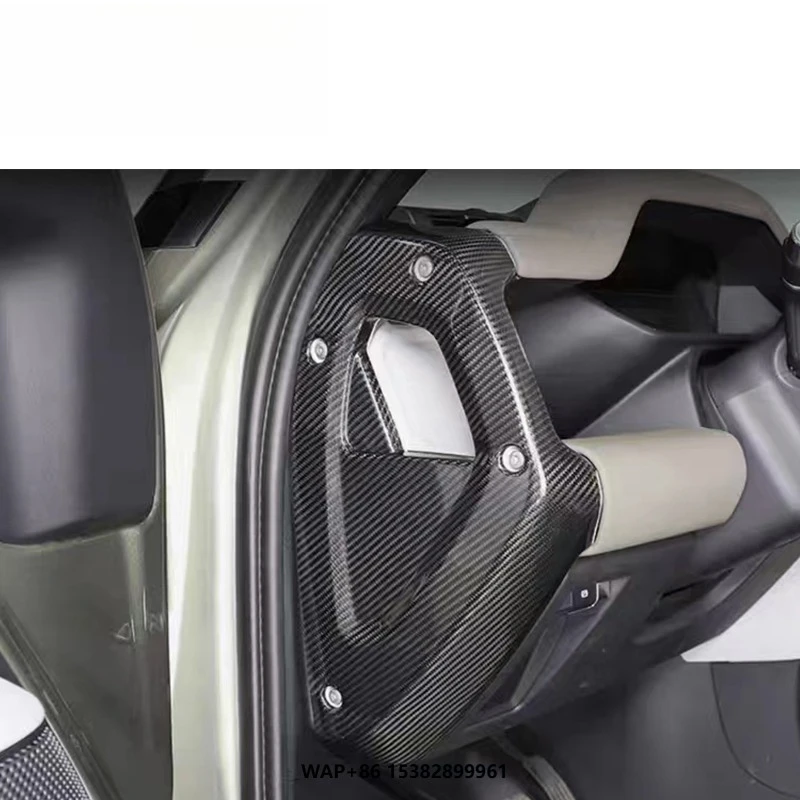 

2020 Year Defender Center Console Instrument Panel Side Decorative Frame Panel 130/110/90 Interior Carbon Fiber Material Cover