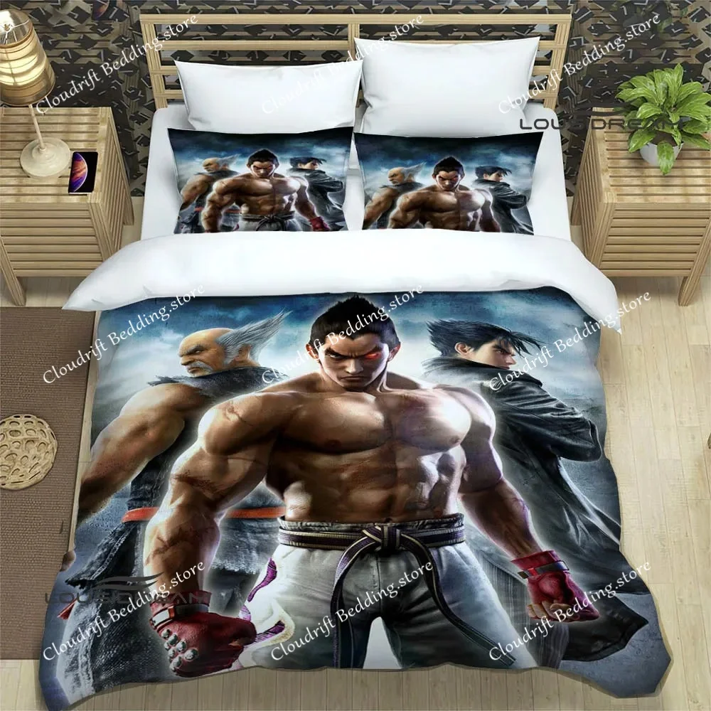 3D game tekken8 printed Bedding Sets exquisite bed supplies set duvet cover bed comforter set bedding set luxury birthday gift