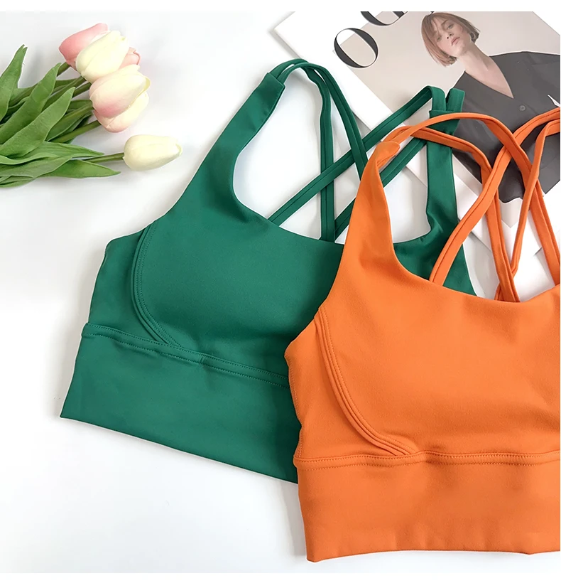 2026 Sommer 2-teiliges Damen-Yoga-Shorts-Set, hochintensives Yoga-Top mit gekreuztem Rücken, hochtaillierte, hüfthebende Yoga-Shorts, Yoga-Sportbekleidung – Detail 12