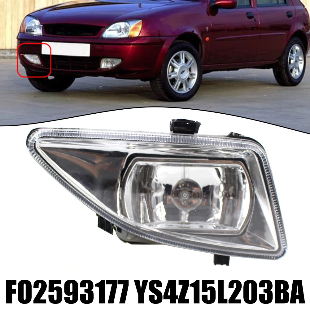 Car Accessories Right Front Fog Lamp Bumper Fog Light White ABS PC Material Anti-Corrosion Direct Installation