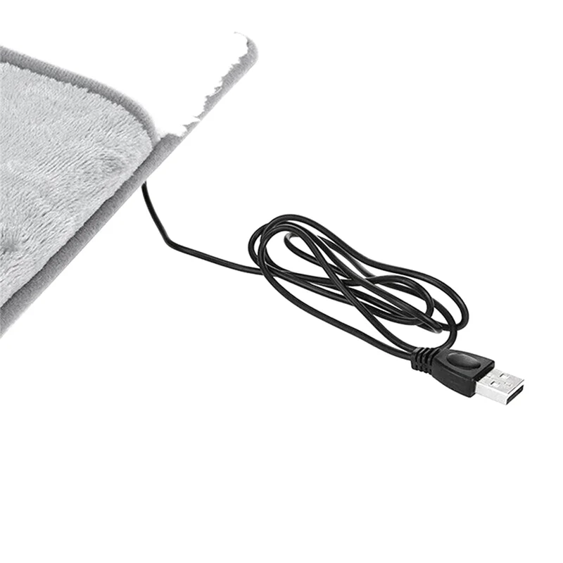 

A78Z-USB Charging Electric Foot Heating Pad Universal Soft Plush Washable Foot Warmer Heater Household Foot Warming Mat Easy To