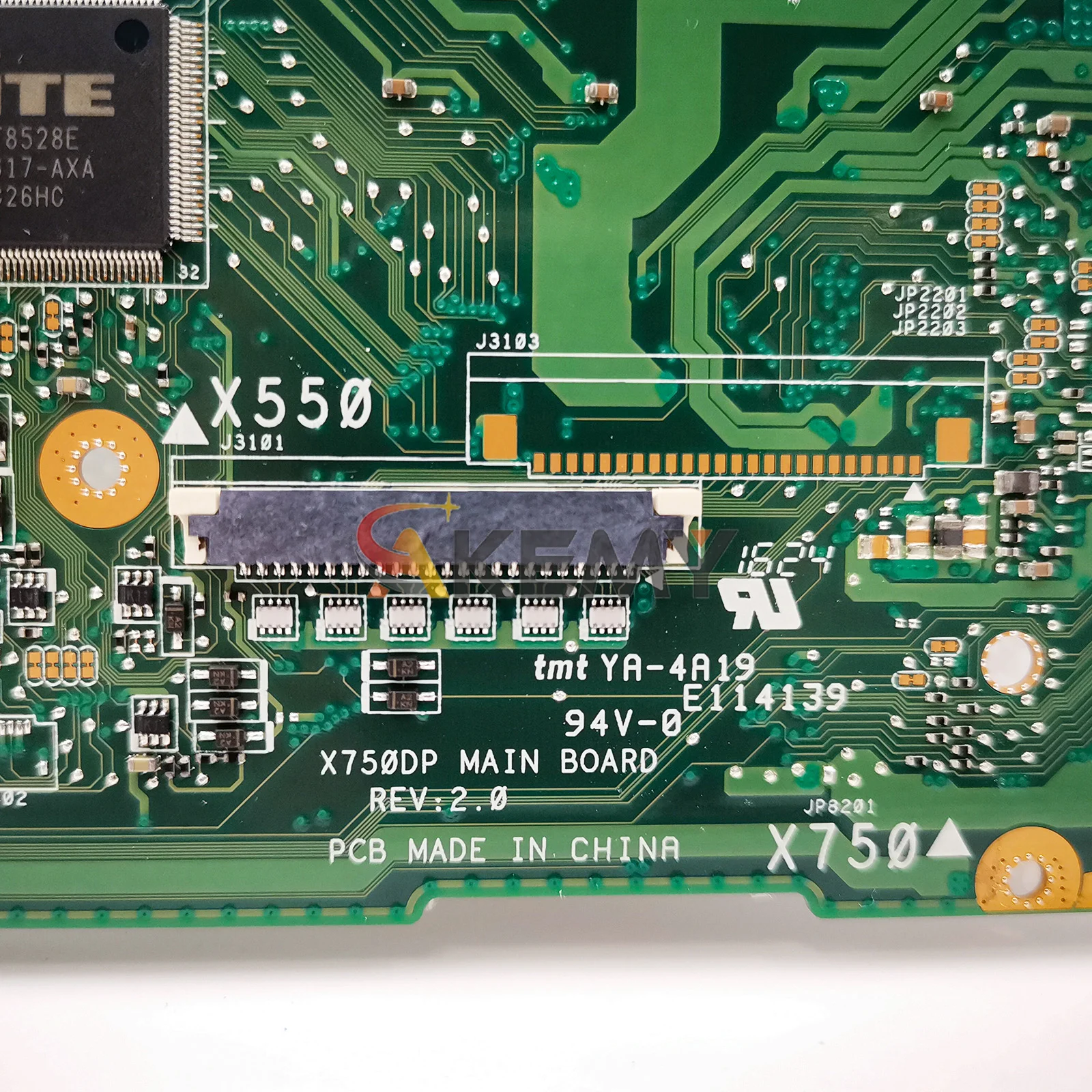 X550DP ノートパソコンのマザーボード Asus VivoBook K550DP X550D VM580D X550DP ノートブックメインボード在庫 100% テスト OK 高速配送