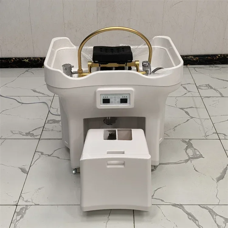 Kisen beauty salon hair washing massage bed japanese portable head spa equipment mobile shampoo chair basin bowl