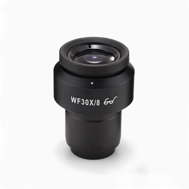 WF30X Power 8mm Field of View High Eyepoint Adjustable Plan Optical Stereo Microscope Eyepiece Glass Lens 30mm