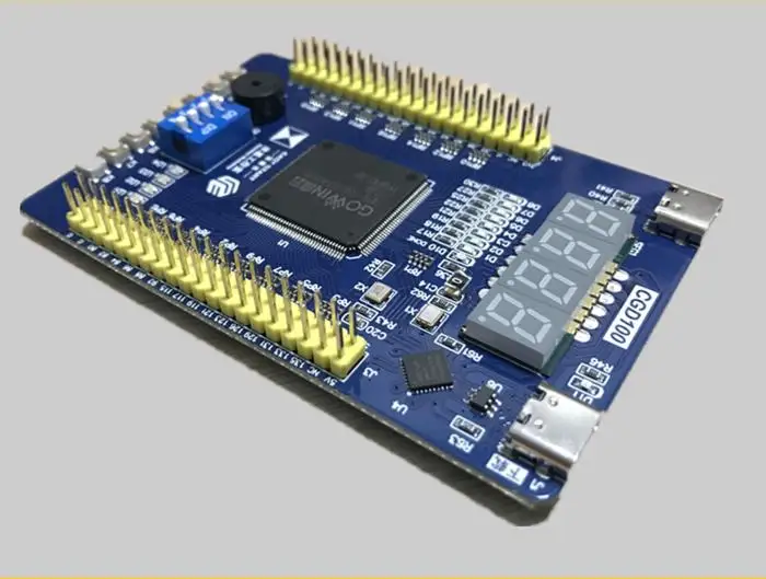 Introduction to the FPGA development board CGD100 (domestic high clouds FPGA + Mr. Du on 42 sets introduction video)