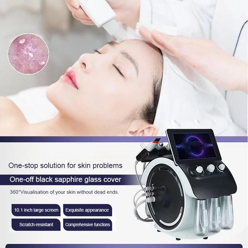 Dispositivo profesional de agua helada para el cuidado de la piel, máquina de estiramiento facial antiarrugas, equipo de limpieza facial de belleza