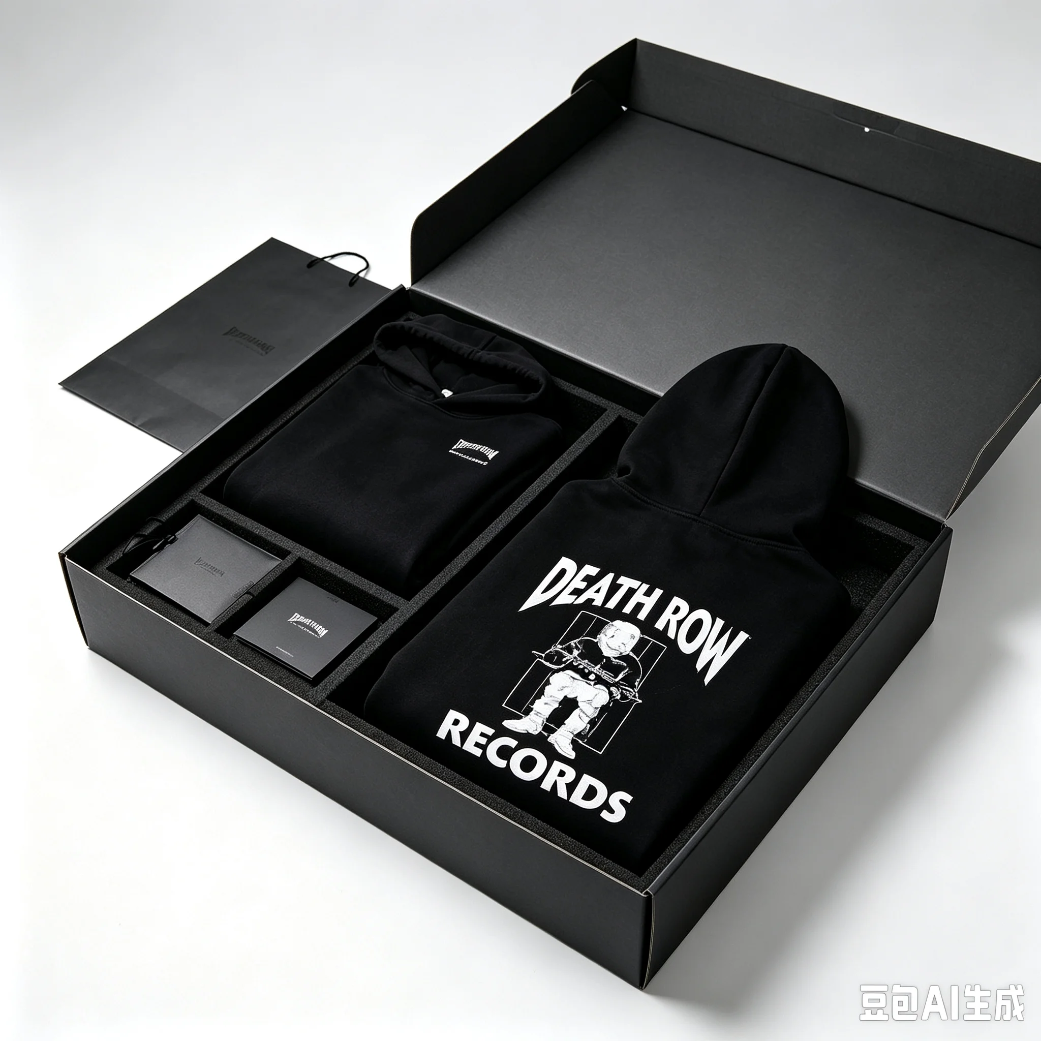 Death Row Records Hoodies Frühling Herbst Fleece Hoodie Pullover Mode Herren Damen Lose Kapuzenpullover Hip Hop Streetwear Top – Detail 8