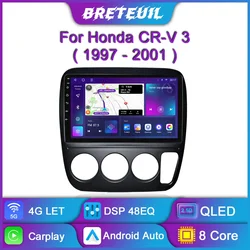 For Honda CR-V CRV 1997 - 2001 Android Car Radio Multimedia Player GPS Navigation Carplay Screen Auto Stereo Intelligent System