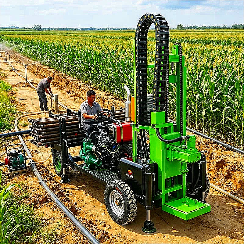 Mineral Prospecting Small Water Well Drilling Machine Portable Hydraulic 160m For Geological Survey Core Drilling Customized