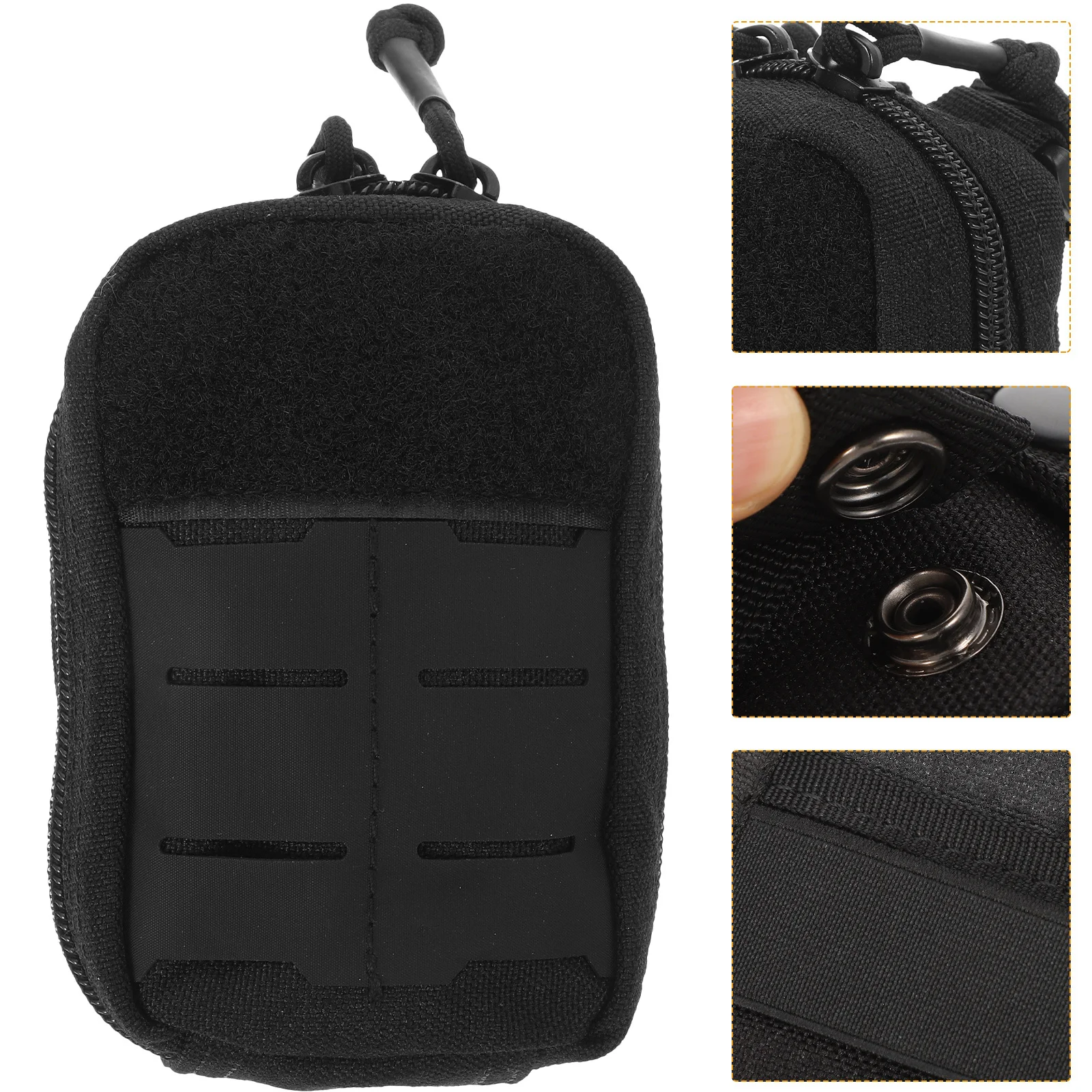 

Tactical First Aid Bag Outdoor Waist Pouch Buckle Snap Design Large Storage Medical Storage Bag Nursing Travel Waist Tool