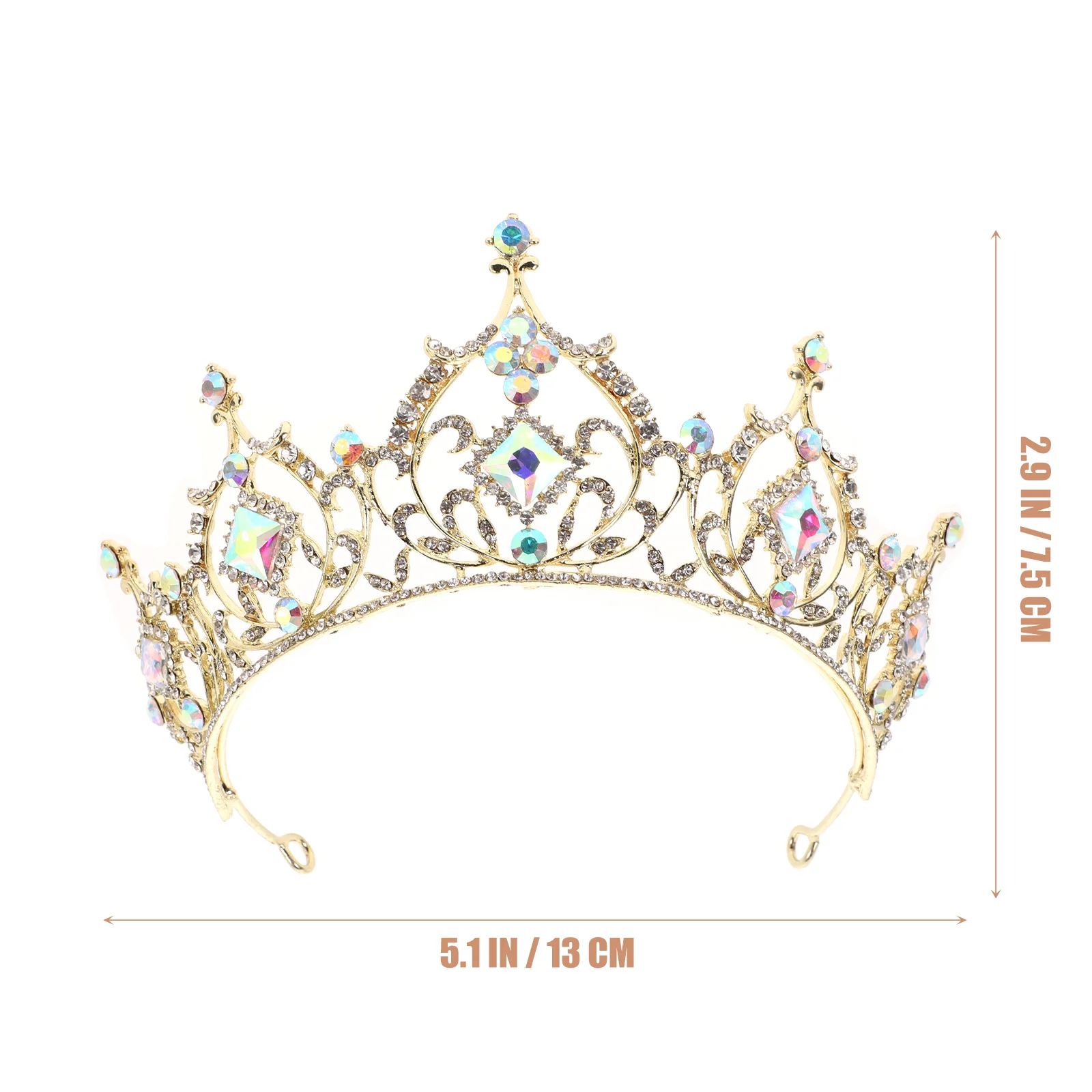 

1 шт., хрустальная свадебная корона, элегантная повязка на голову из сплава, головной убор для свадьбы, дня рождения, аксессуары для волос невесты, свадебная корона