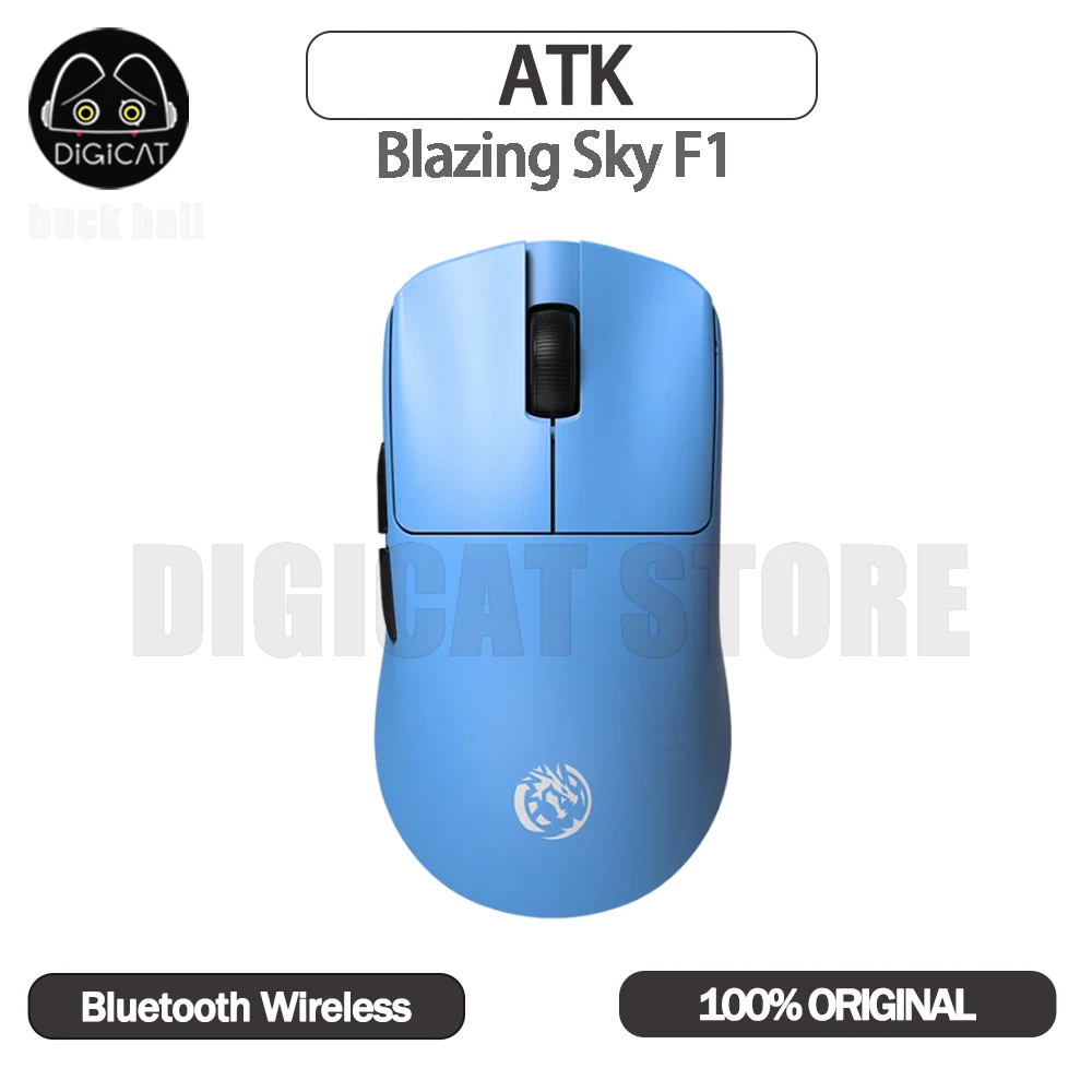 ATK Blazing Sky F1 Leviatan Mouse 2Mode Wireless Mice 8K Polling Rate Lightweight Office Game Mice Accessory Laptop Mouse Custom