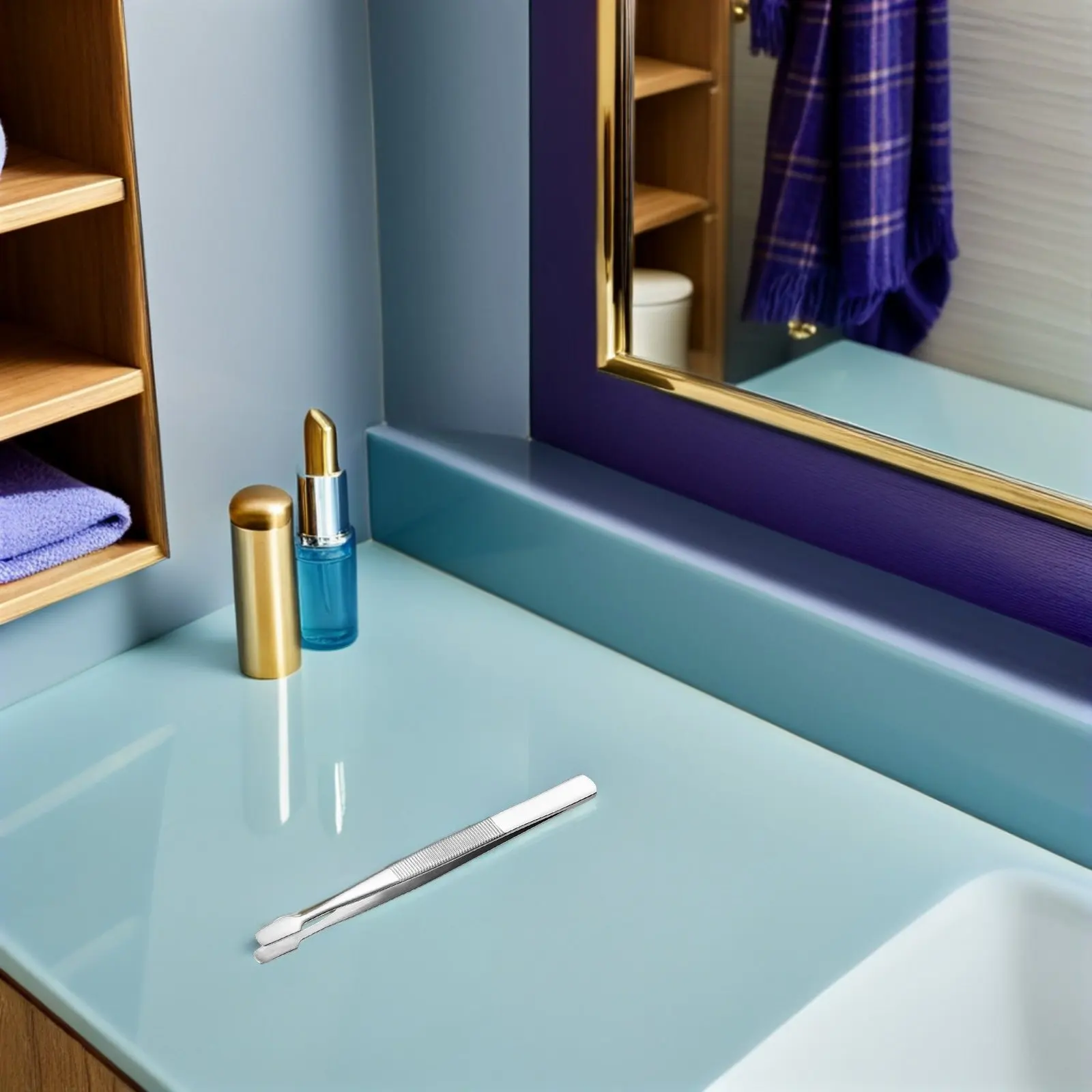 Pince à épiler en acier inoxydable de qualité supérieure, pince à épiler polyvalente pour la collection de timbres, la fabrication de bijoux, usage médical, 10 pièces