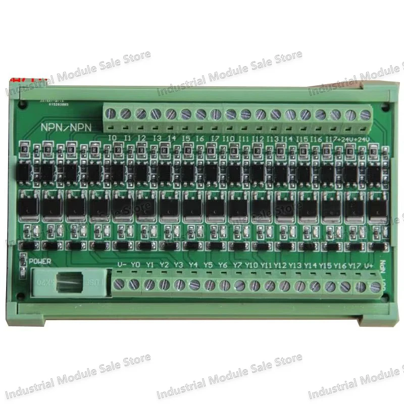 16 way PLC amplifier board isolation board protection board input NPN/PNP output PNP