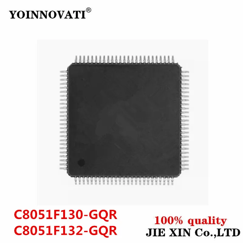 2Pcs New C8051F130-GQR C8051F130 C8051F132 C8051F132-GQR LQFP-100 module