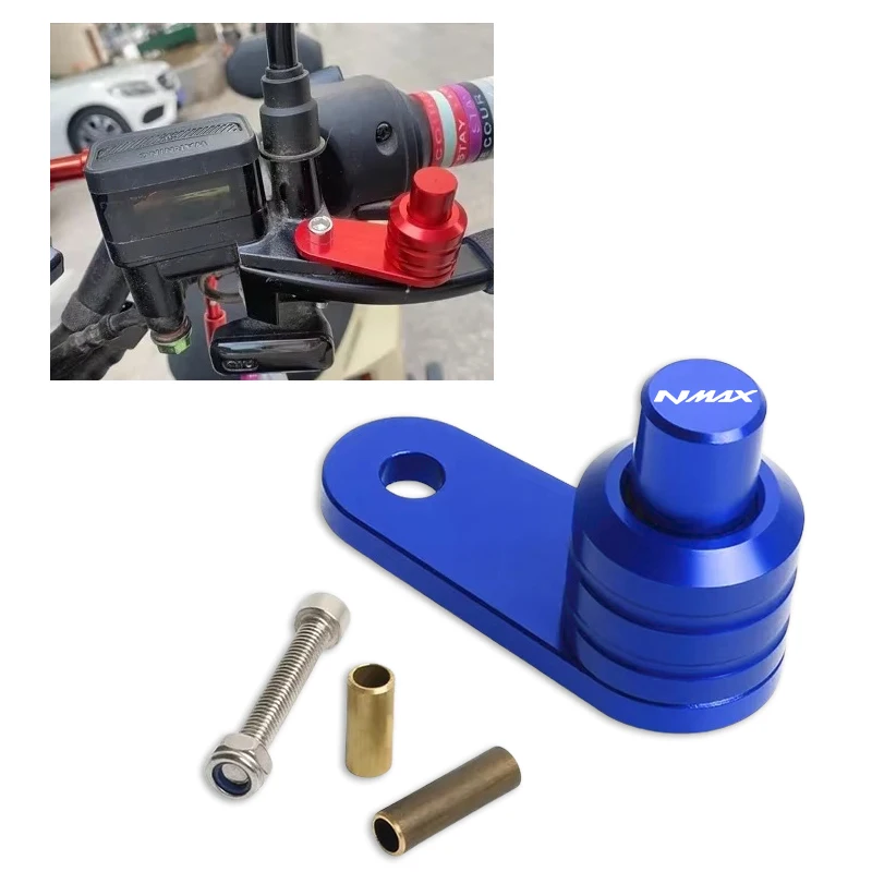 

Motorcycle CNC Accessories Brake Lever Parking Button Semi-automatic Lock Switch Fit For Yamaha NMAX 155 125 Nmax155 Nmax125