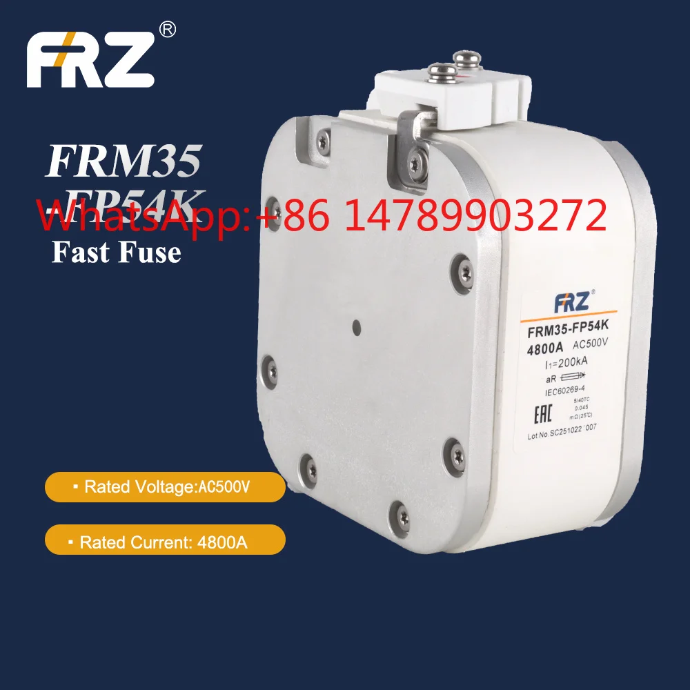 Industrial LED 500V copper fast acting fuse link 200A semiconductor overcurrent protection