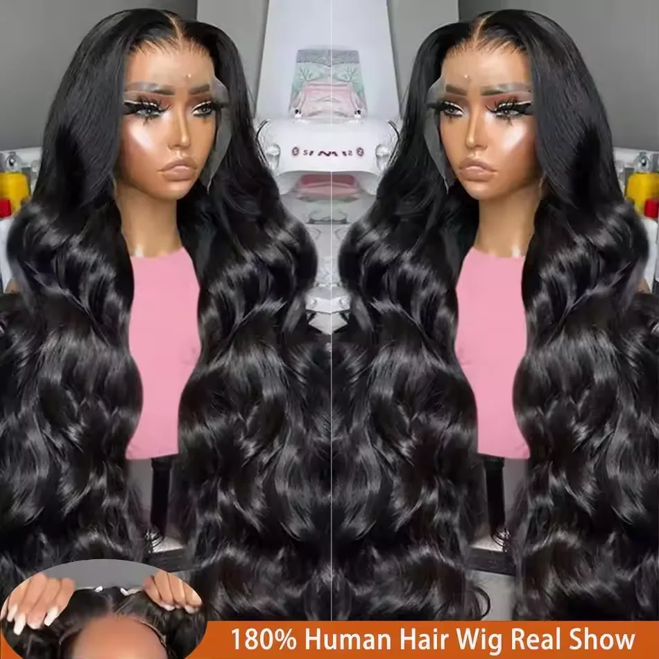 Body Wave 13x6 HD Lace Frontal Wig 100% Human Hair Wear Go Glueless Wig 6x4 HD Transparent Lace Front Human Hair Wigs on Sale