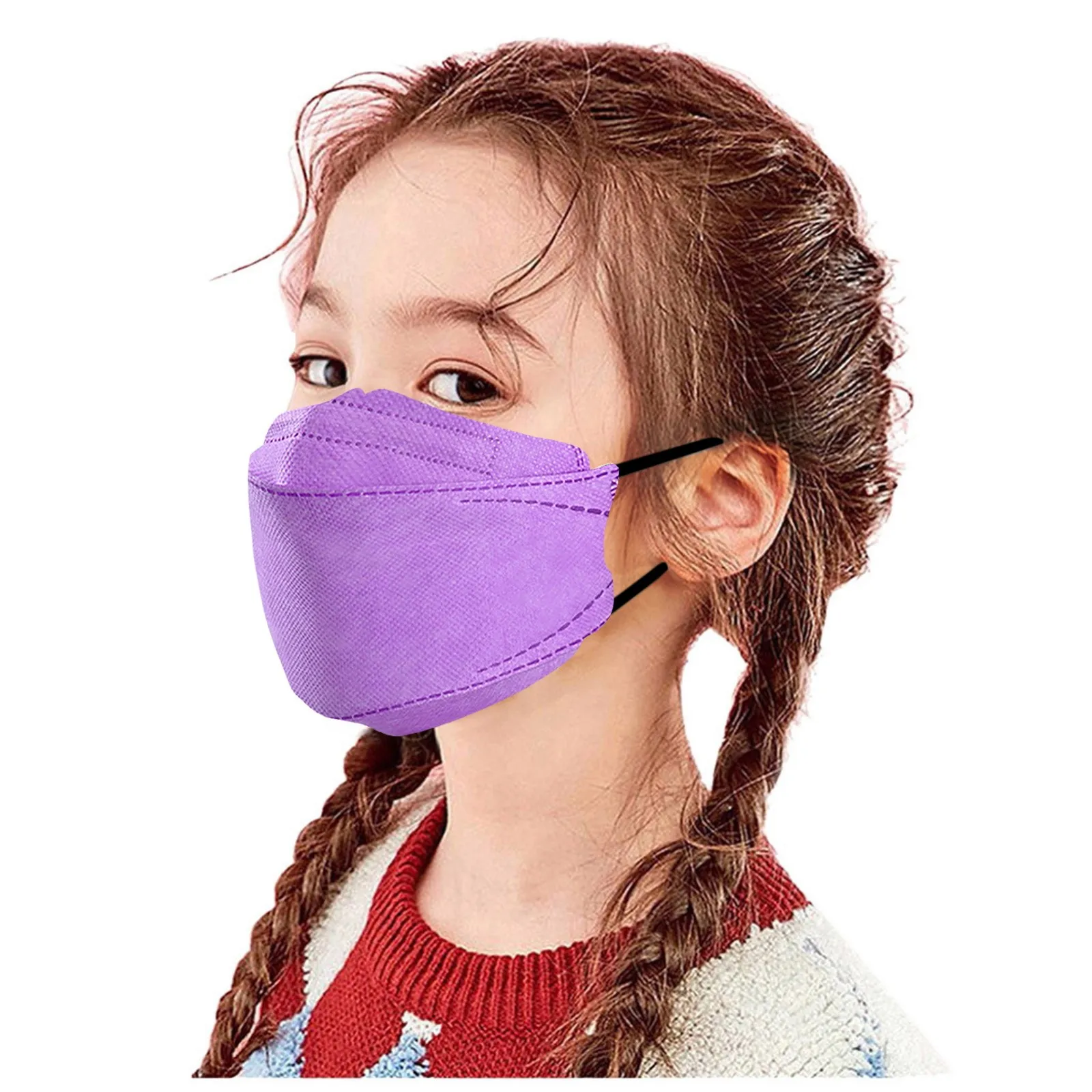 10/20/50 KN95 Face Mask For Children mascarillas Fish Type 3d 4-ply Solid Breathable FFP2 CE Masks Kids mascherine ffp2 Mask