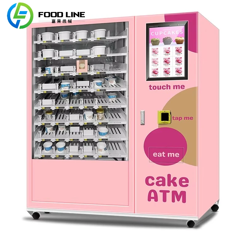 Hot Dog Automat Fully Automatic Hot Food Vending Machine for Business Self Service Hot Meal Dispenser Vending Machine Customzied