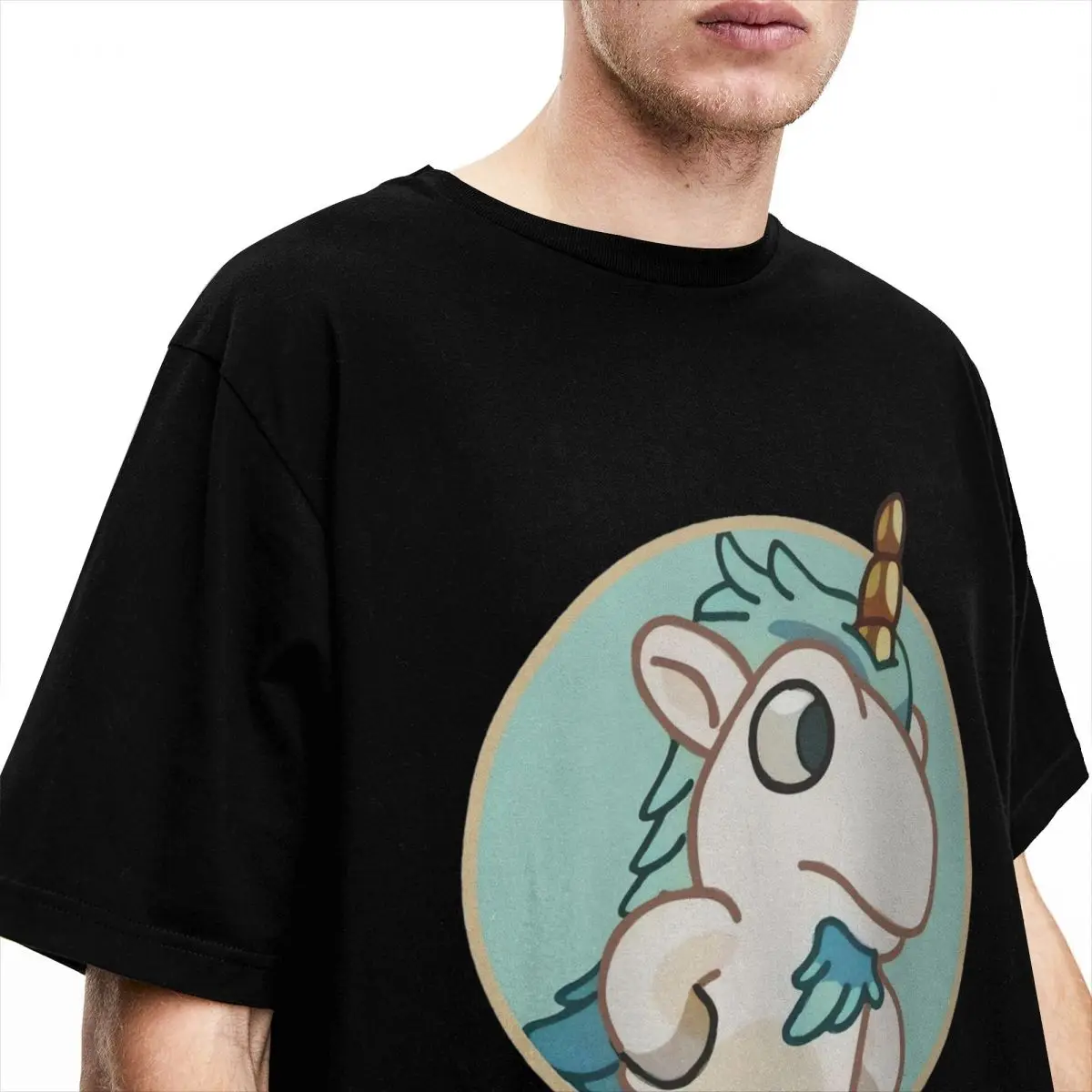 Men Women T Shirt Cartoon Unicorse T Shirts Harajuku Unicors Blueys Summer Tees Street Style Print Pure Cotton Clothes Gift Idea