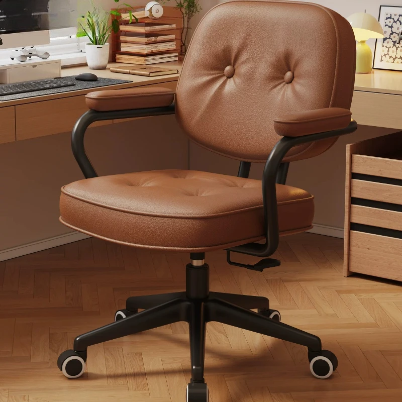High Back Swivel Recliner Office Chair Comfortable Living Room Designer Office Chair Salon Mobile Chaise Bureau Salon Furniture