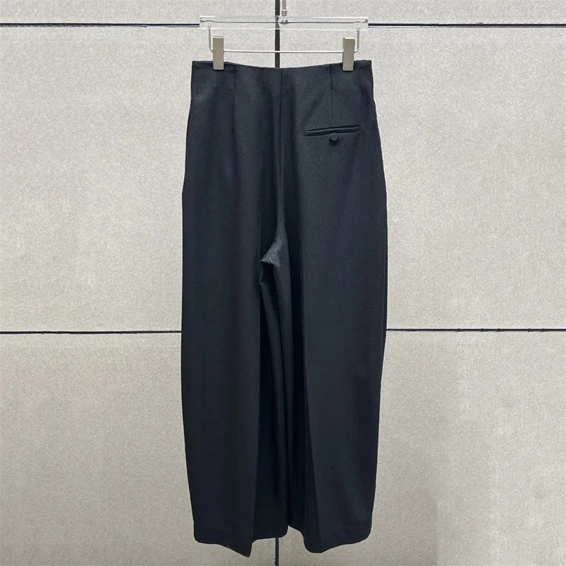 women's pants New high waisted slim fit straight leg pants for autumn 2026 Vintage women's wide leg pants casual pants trousers